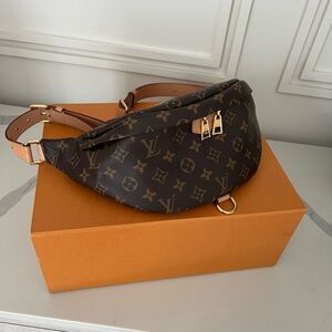 Louis Vuitton Bum Bag Monogram Canvas Brown